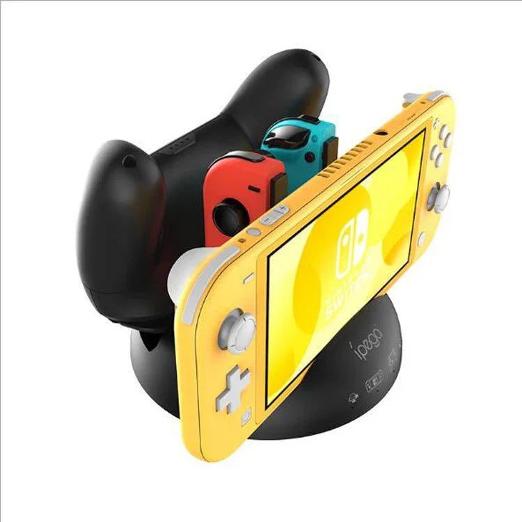 IPEGA PG-SL003 4in1 充電ベースチャージャー N-Switch/NS LiteホストおよびJoy-Con/Proコントローラー用、PG-SL003