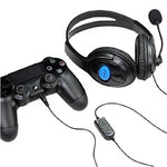 両耳大型ヘッドホン PS4ホスト用インターネットボイスチャットヘッドセット、大型ヘッドホン