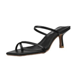 ピンつま先スティレット ファッション女性用ハイヒールサンダル、サイズ34、35、36、37、38、39
