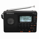 Retekess V-115 全波ラジオ FM AM ポータブル MP3 プレーヤー、V-115
