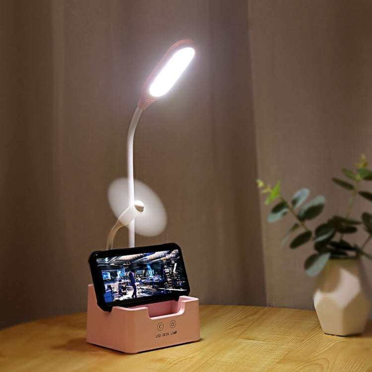 学生用USB充電 寝室タッチLED目の保護 多機能クリエイティブデスクランプ 扇風機付き 扇風機なし