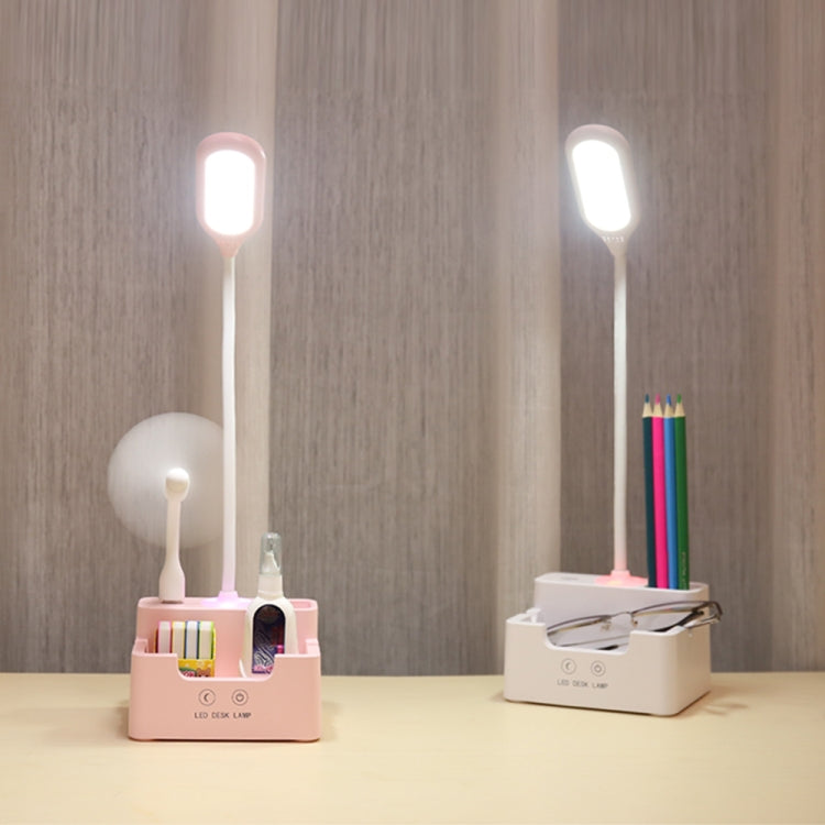 学生用USB充電 寝室タッチLED目の保護 多機能クリエイティブデスクランプ 扇風機付き 扇風機なし