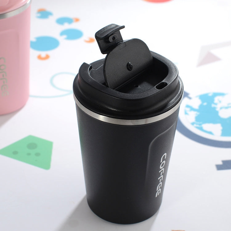 スマートバージョン ダブルステンレス304コーヒーマグ 車用サーモスマグ トラベルサーモカップ, 380ml ホワイト, 380ml ブラック, 380ml グリーン, 380ml ブルー, 380ml ピンク, 510ml ホワイト, 510ml ブラック, 510ml グリーン, 510ml ブルー, 510ml ピンク