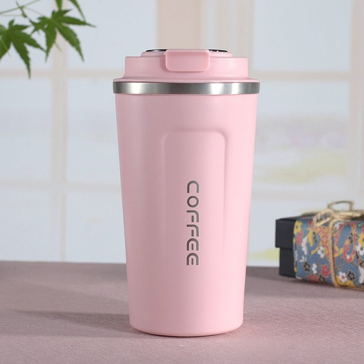 スマートバージョン ダブルステンレス304コーヒーマグ 車用サーモスマグ トラベルサーモカップ, 380ml ホワイト, 380ml ブラック, 380ml グリーン, 380ml ブルー, 380ml ピンク, 510ml ホワイト, 510ml ブラック, 510ml グリーン, 510ml ブルー, 510ml ピンク