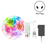 Bluetooth対応スマートミュージック音声制御ライトストリップ 非防水 5050 RGB カラフル雰囲気LEDライトストリップ 24キーリモコン付き、5M 150LED、5M 300LED、10M 300LED、10M 600LED、15M 450LED、15M 270LED、20M 360LED、30M 540LED