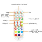 Bluetooth対応スマートミュージック音声制御ライトストリップ 非防水 5050 RGB カラフル雰囲気LEDライトストリップ 24キーリモコン付き、5M 150LED、5M 300LED、10M 300LED、10M 600LED、15M 450LED、15M 270LED、20M 360LED、30M 540LED