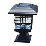 Solar Pillar Light Outdoor Waterproof Decorative Garden Lawn Wall Lamp