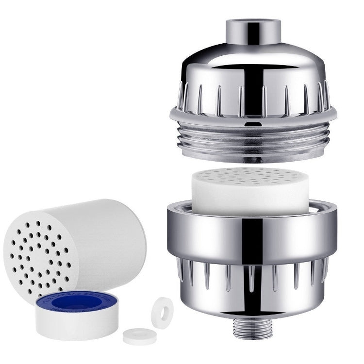 10-15層活性炭バスルームシャワーフィルター 入浴用水フィルター浄水器 シャワーセット, 活性炭フィルター