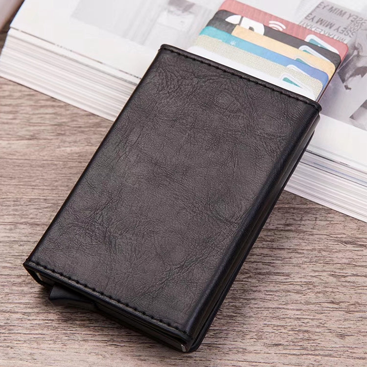 Magnetic RFID Bag Multifunctional Aluminum Automatic Pop-up Credit Card Package