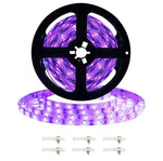 2835 SMD UV 紫色ライトストリップ LEDランプ 装飾ライトストリップ、防水 5m、防水 10m、裸基板 5m、裸基板 10m