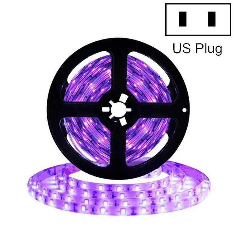 2835 SMD UV 紫色ライトストリップ LEDランプ 装飾ライトストリップ、防水 5m、防水 10m、裸基板 5m、裸基板 10m