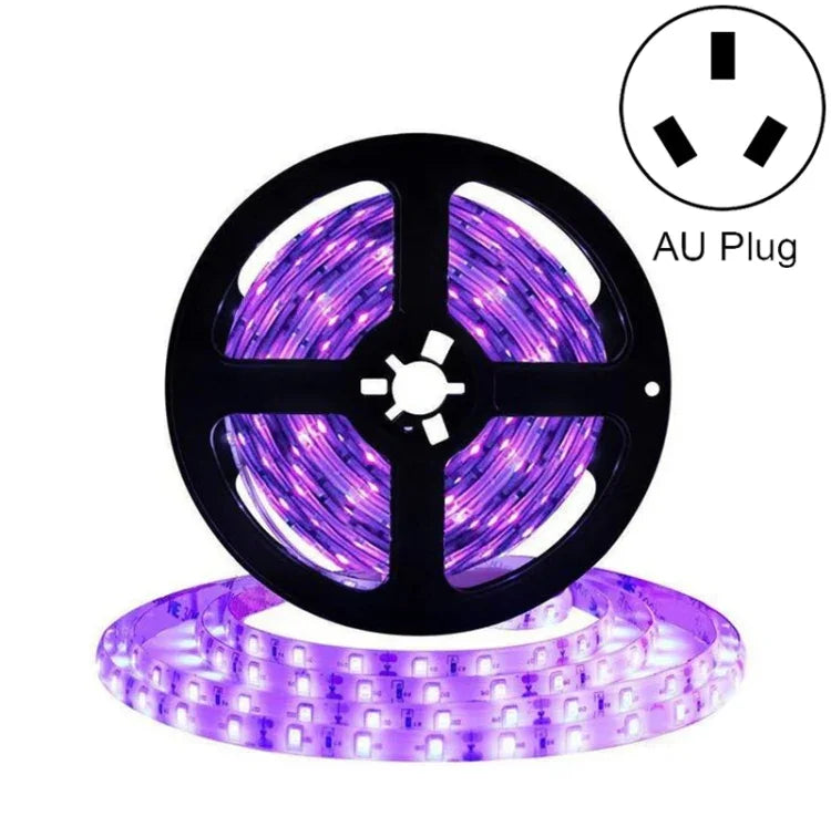 2835 SMD UV 紫色ライトストリップ LEDランプ 装飾ライトストリップ、防水 5m、防水 10m、裸基板 5m、裸基板 10m