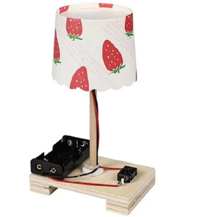 クリエイティブDIY 小型テーブルランプ 技術 小規模製作 小学生 手作り材料 科学実験, DIY小型テーブルランプ