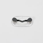 Magnetic Glasses Holder Magnetic Brooch Number Plate Headset Glasses Clip, Black, Silver, White Diamond, Colored Diamond