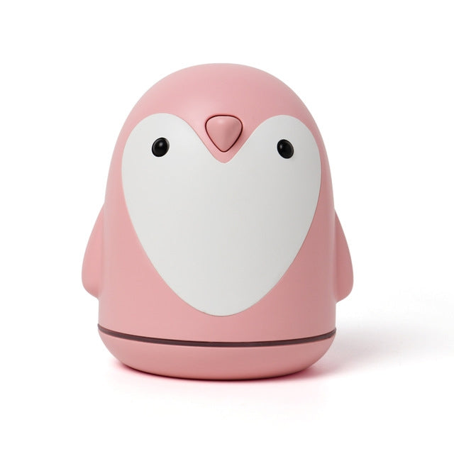 220ml アロマ加湿器 かわいいペンギン USB空気ディフューザー 家庭用 オフィス 車用 ミストメーカー 空気清浄機