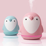 220ml アロマ加湿器 かわいいペンギン USB空気ディフューザー 家庭用 オフィス 車用 ミストメーカー 空気清浄機