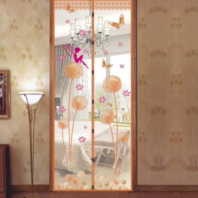 夏用蚊帳 磁気ソフトスクリーンドアカーテン 90 x 210cm、100 x 210cm