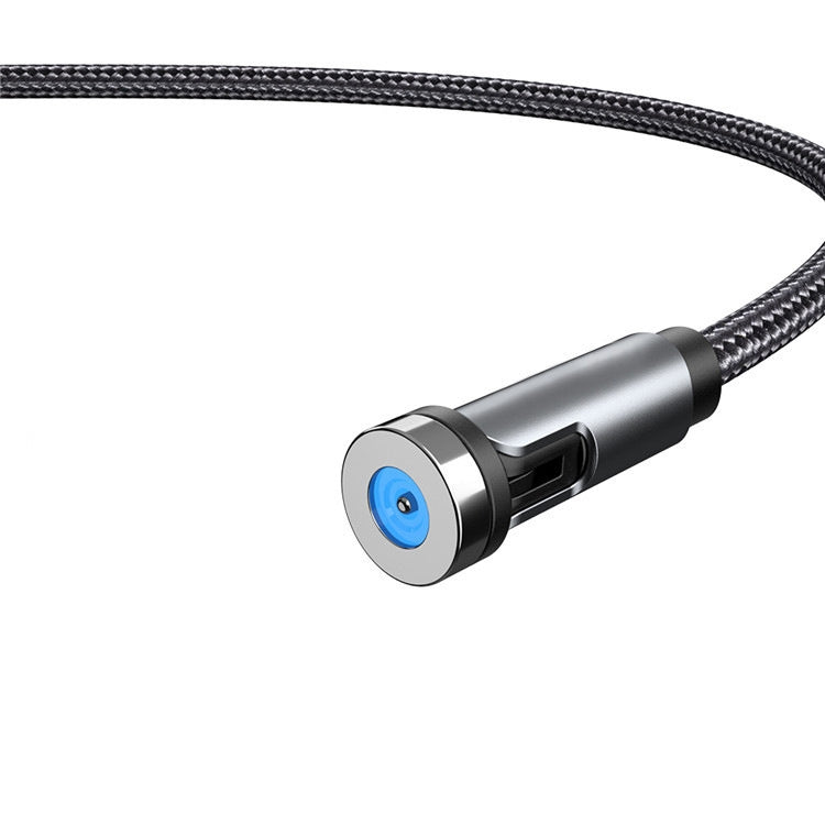 CC56 防塵プラグ 回転式マグネットケーブル、ケーブル長さ：2m、2m Android ヘッド、2m Micro USB、2m Type-C ヘッド、2m 8Pin ヘッド、2m ケーブル+3ヘッド、2m + 8Pin + Type-C/USB-C + Micro USB、2m ケーブル