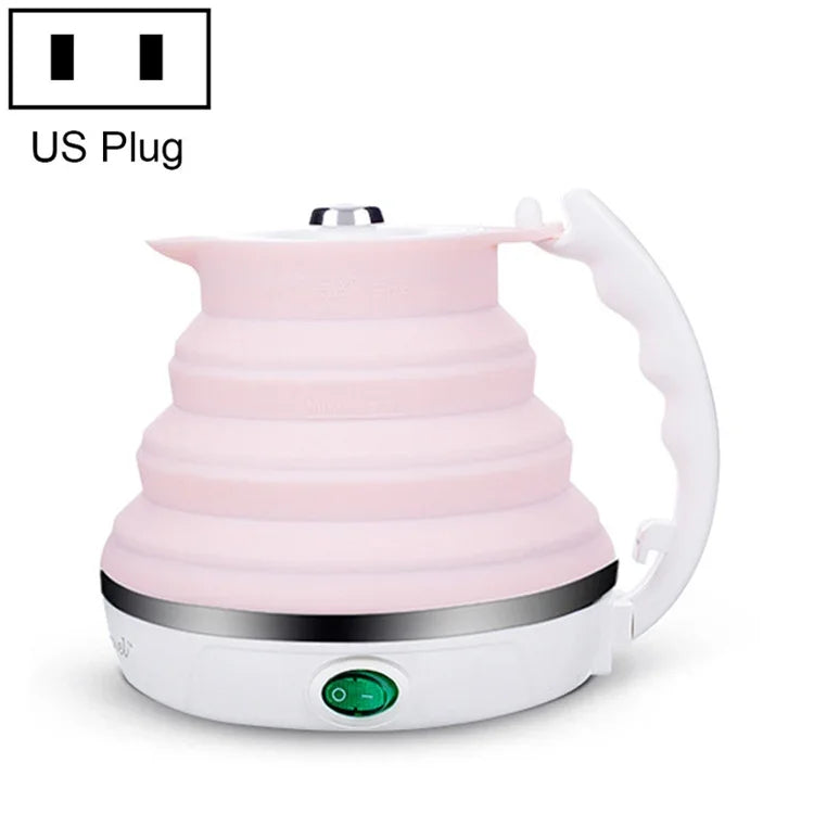携帯用折りたたみシリコンインテリジェント定温トラベルキャンピング電気ケトル、USプラグ、EUプラグ