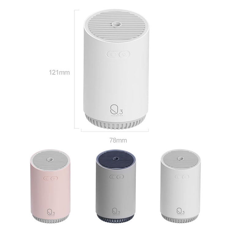 ワイヤレス Q3 加湿器 ミニ USB充電式 ポータブル空気清浄機