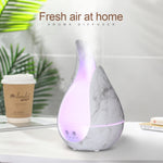 200ml 超音波式空気加湿器 アロマエッセンシャルオイルディフューザー 7色LEDナイトライト クールミストメーカー UKプラグ EUプラグ