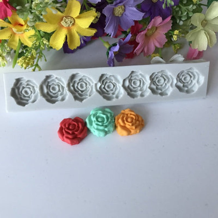 バラの花 シリコンモールド フォンダンケーキデコレーションツール ベーキングツール、バラの花形