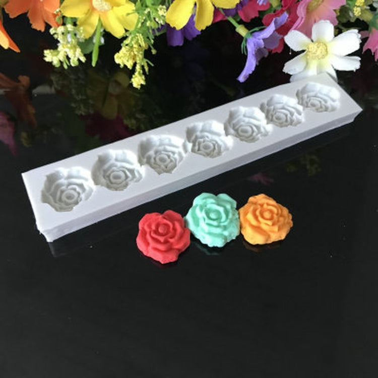バラの花 シリコンモールド フォンダンケーキデコレーションツール ベーキングツール、バラの花形