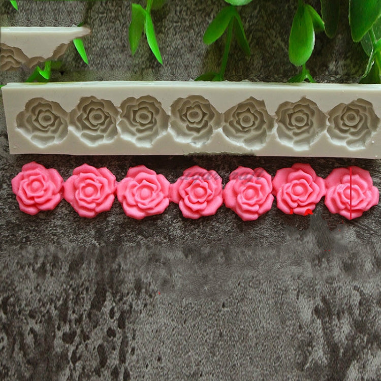 バラの花 シリコンモールド フォンダンケーキデコレーションツール ベーキングツール、バラの花形