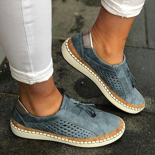 通気性スニーカー レディースフラットシューズ、35、36、37、38、39、40、41、42、43