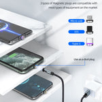 CC57 データ伝送対応磁気高速充電アダプター、Micro USB、8ピン