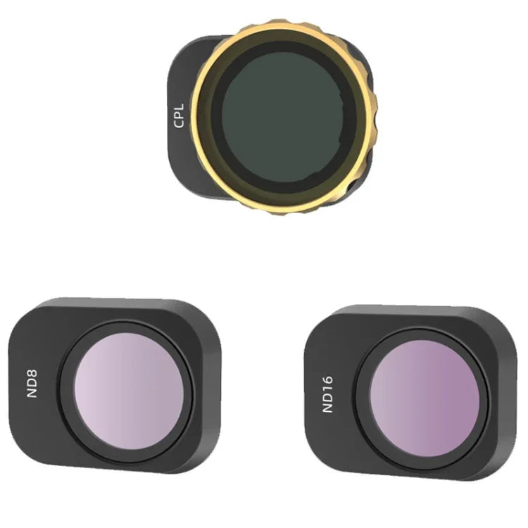 JSR ミニ 3 Pro カメラフィルター用、3 イン 1 CPL+ND8+ND16、4 イン 1 スター+CPL+ND8+ND16、4 イン 1 ND8+ND16+ND32+ND64、4 イン 1 ND8-PL+ND16-PL+ND32-PL+ND64-PL、6 イン 1 UV+CPL+ND8+ND16+ND32+ND64