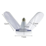 60W 5枚羽 235LED SMD 2835 折りたたみ式家庭用電球, AC 120-265V, E27 冷白色, B22 冷白色