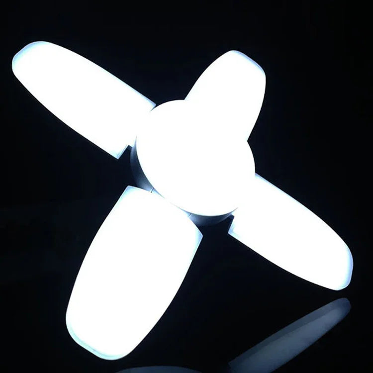 60W 5枚羽 235LED SMD 2835 折りたたみ式家庭用電球, AC 120-265V, E27 冷白色, B22 冷白色