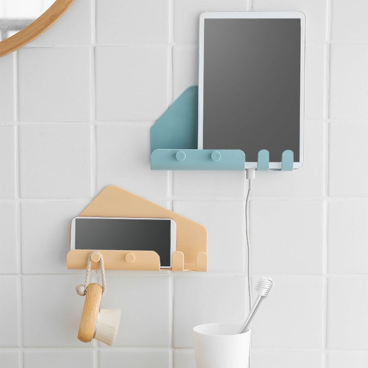 壁掛け4フック 携帯電話ホルダーフック 吊り下げ 携帯電話 タブレット 充電スタンドブラケット