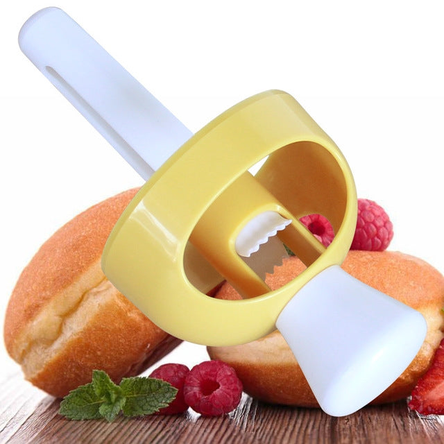 DIYドーナツモールド フォンダンケーキ プラスチックキッチンスナックツール、DIYドーナツモールド