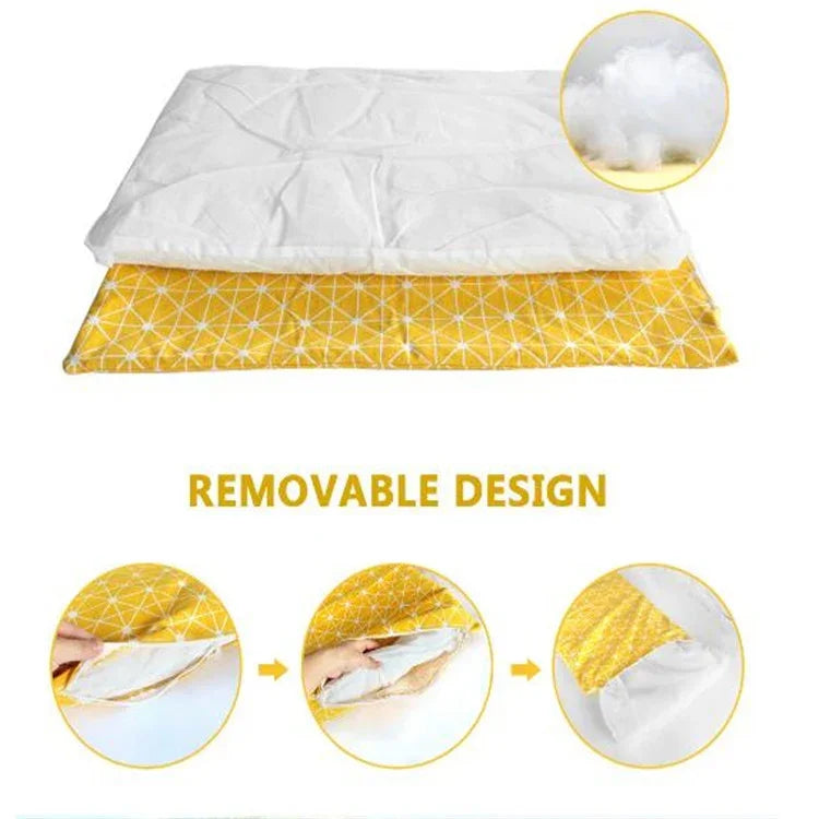 冬用厚手暖かいペット用寝マット 猫・犬用寝床, L, XL