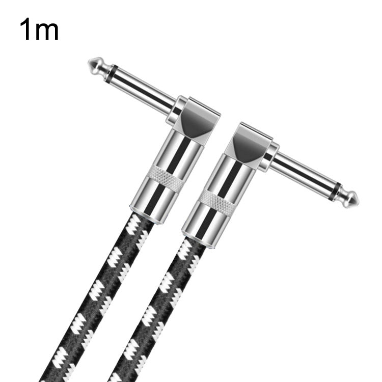 2 L字型ヘッド 6.35mm ギターケーブル 酸素フリー銅芯 TS 大型二芯ケーブル、0.15m、0.3m、0.5m、1m、1.5m、2m、3m、5m、8m、10m