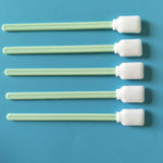 100本 インクジェットスポンジ フラットヘッド クリーニングワイプ 工業用ロッド 13cm