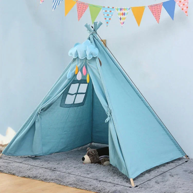 子供部屋用プリンセステント 室内プレイハウス 折りたたみテントおもちゃ、1.35m