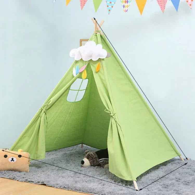 子供部屋用プリンセステント 室内プレイハウス 折りたたみテントおもちゃ、1.35m