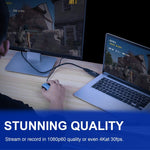 HDMIビデオキャプチャーカード ライブ録画ボックス ビデオキャプチャーアダプターボックス、USB 2.0