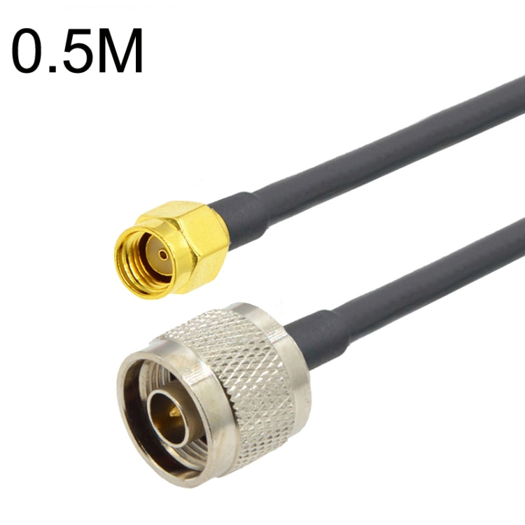 RP-SMAオスからNオスへのRG58同軸アダプターケーブル、RP-SMAオスからNオス 0.5m、RP-SMAオスからNオス 1m、RP-SMAオスからNオス 1.5m、RP-SMAオスからNオス 3m、RP-SMAオスからNオス 5m、RP-SMAオスからNオス 10m
