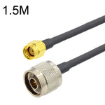 RP-SMAオスからNオスへのRG58同軸アダプターケーブル、RP-SMAオスからNオス 0.5m、RP-SMAオスからNオス 1m、RP-SMAオスからNオス 1.5m、RP-SMAオスからNオス 3m、RP-SMAオスからNオス 5m、RP-SMAオスからNオス 10m