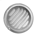 外壁用ステンレススチール平頭 雨・虫よけ鳥よけフード、70mm、80mm、00mm、120mm、150mm、180mm、200mm