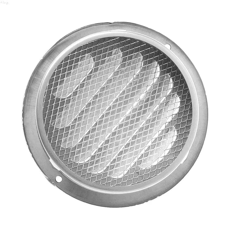 外壁用ステンレススチール平頭 雨・虫よけ鳥よけフード、70mm、80mm、00mm、120mm、150mm、180mm、200mm