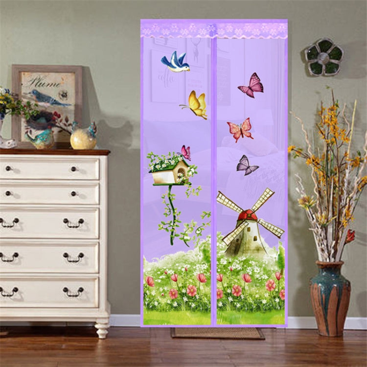 マジックカーテン 磁気スナップ式 蚊・虫よけスクリーンネット 寝室・キッチン用、90x210cm、100x210cm