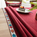 Solid Color Waterproof Tablecloth Linen Rectangular Tablecloth, 130x220cm, 130x240cm, 140x260cm, 130x300cm, 140x300cm