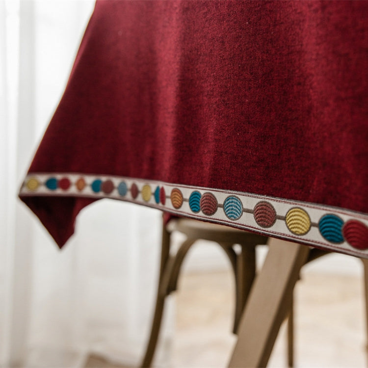Solid Color Waterproof Tablecloth Linen Rectangular Tablecloth, 130x220cm, 130x240cm, 140x260cm, 130x300cm, 140x300cm