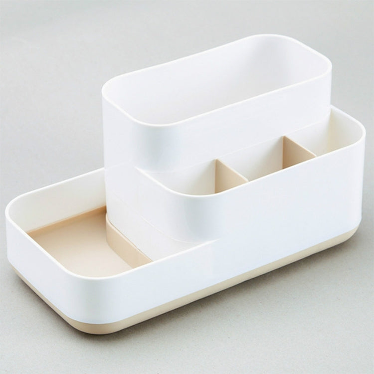 K204 クリエイティブ プラスチック 分解可能 グリッド仕上げ 化粧品デスクトップラック収納ボックス