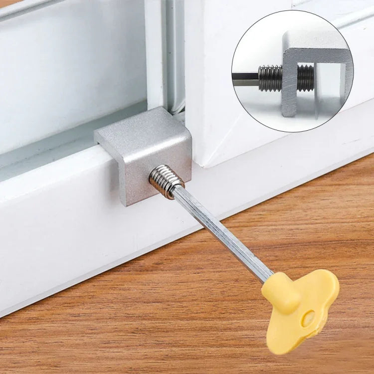 Child Safety Guard Anti-Theft Door Window Stopper, Single Hole, Double Hole